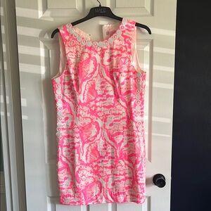 Lily Pulitzer Never worn! new w/o Tags 
Pink and White Sheath Mini Dress